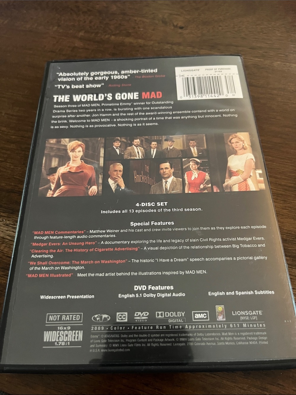 Madmen DVDs- Seasons 1-4 - Picture 9 of 11
